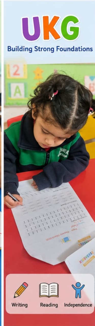 Kidsverse U.K.G program for children aged 5 to 6 years