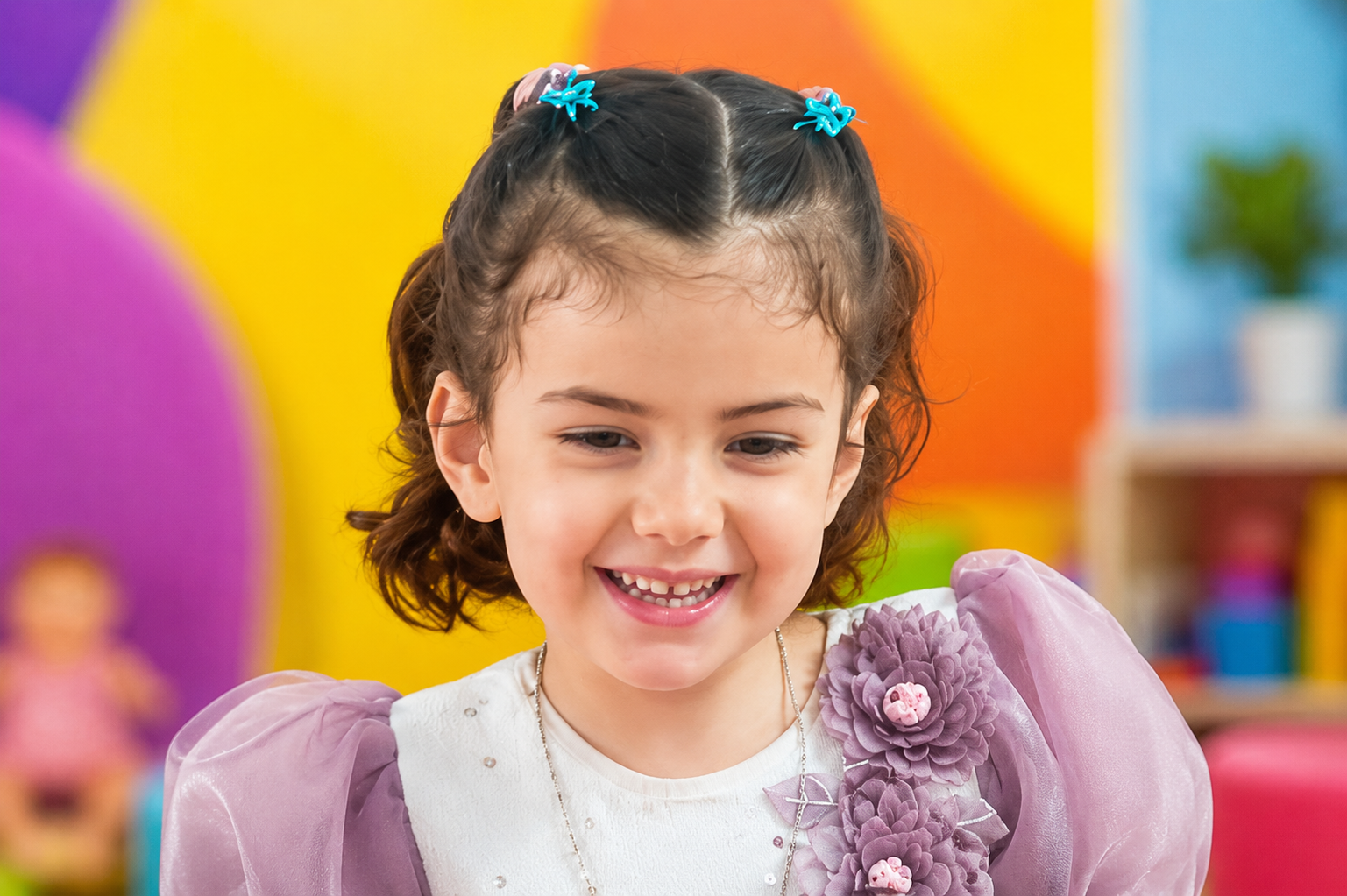 Kidsverse children in a bright early learning environment