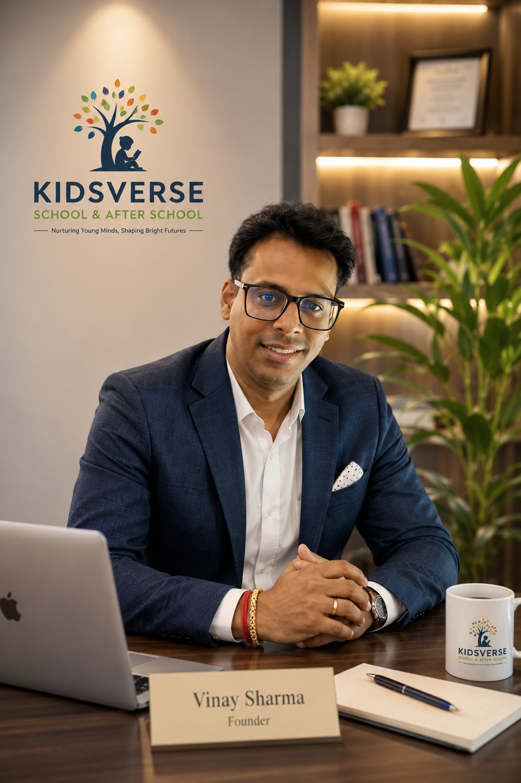 Vinay Sharma, Founder Kidsverse School