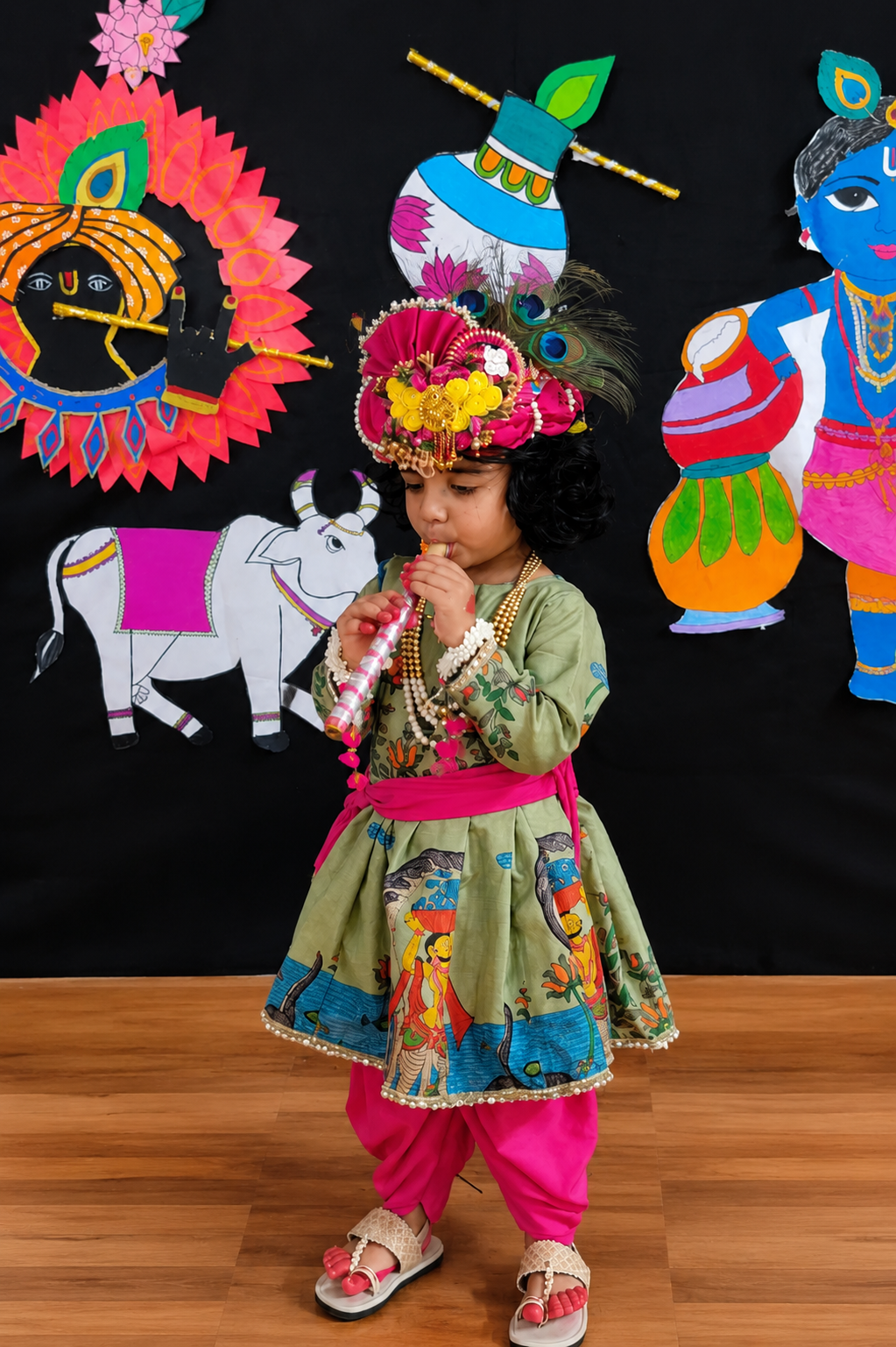 Little Krishna celebration at Kidsverse
